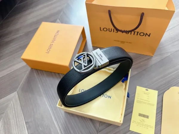 Louis Vuitton Damier Graphite Automatic Buckle Belt Black - 2