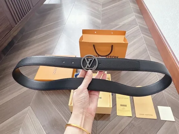 Louis Vuitton Damier Graphite Automatic Buckle Belt Black - 4