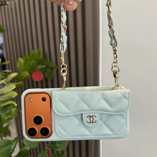 Gucci GG Marmont Phone Case with Card Holder Beige Canvas Phone Case - 42