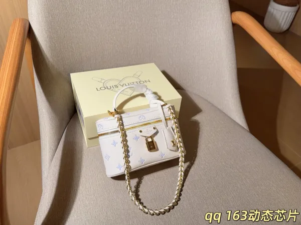 Louis Vuitton Monogram Pastel White Mini Boîte Chapeau Handbag - 1