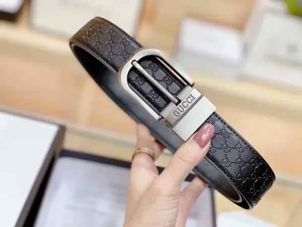 Louis Vuitton Damier Graphite Automatic Buckle Belt Black - 33