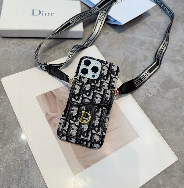 Gucci GG Marmont Phone Case with Card Holder Beige Canvas Phone Case - 37