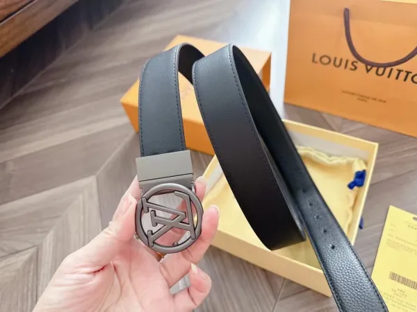 Louis Vuitton Damier Graphite Automatic Buckle Belt Black - 10