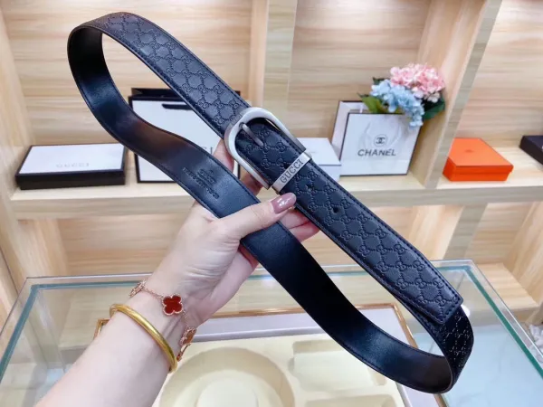 Louis Vuitton Damier Graphite Automatic Buckle Belt Black - 30
