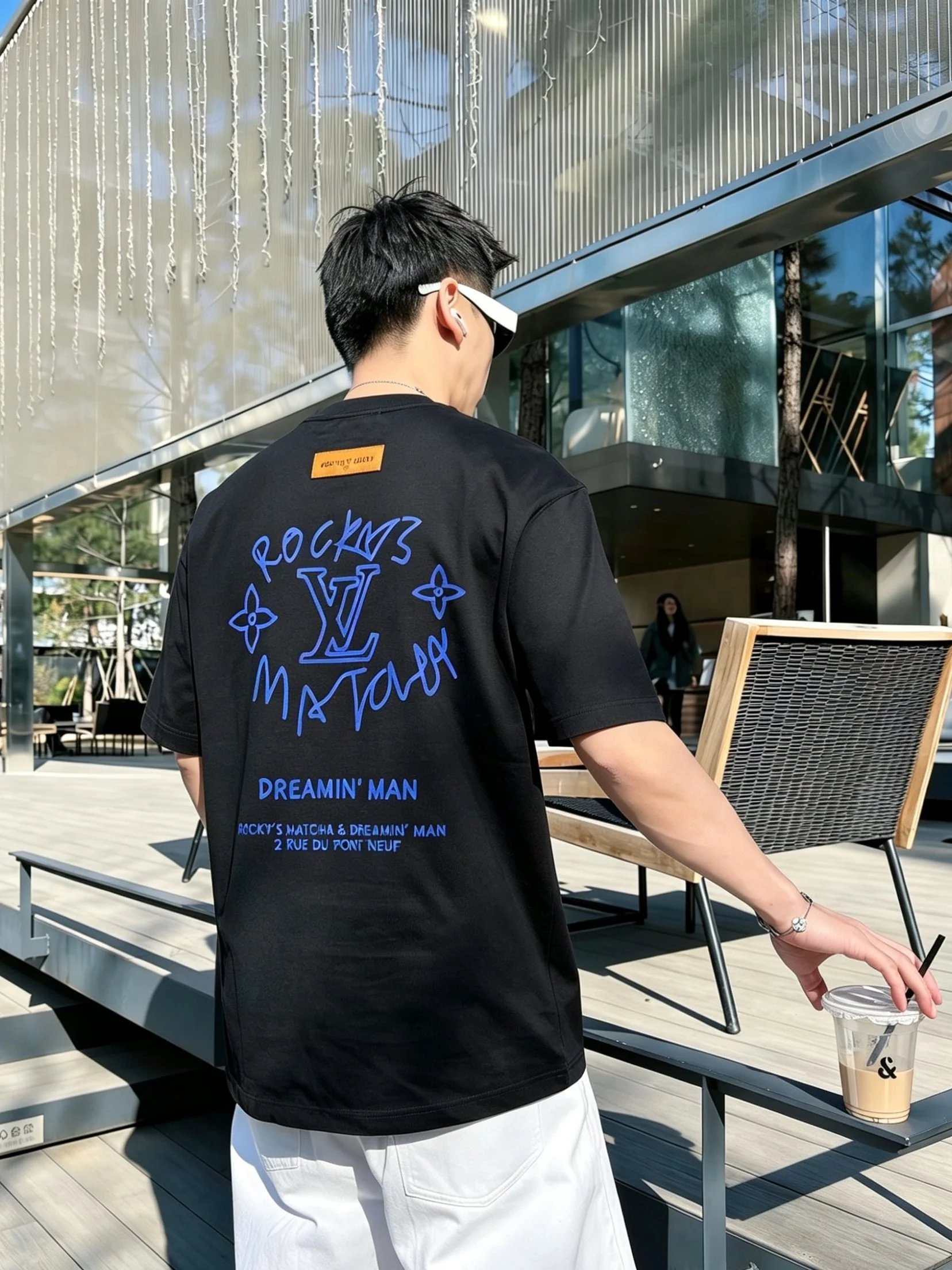 Louis Vuitton Bold Logo Black T-Shirt - 3