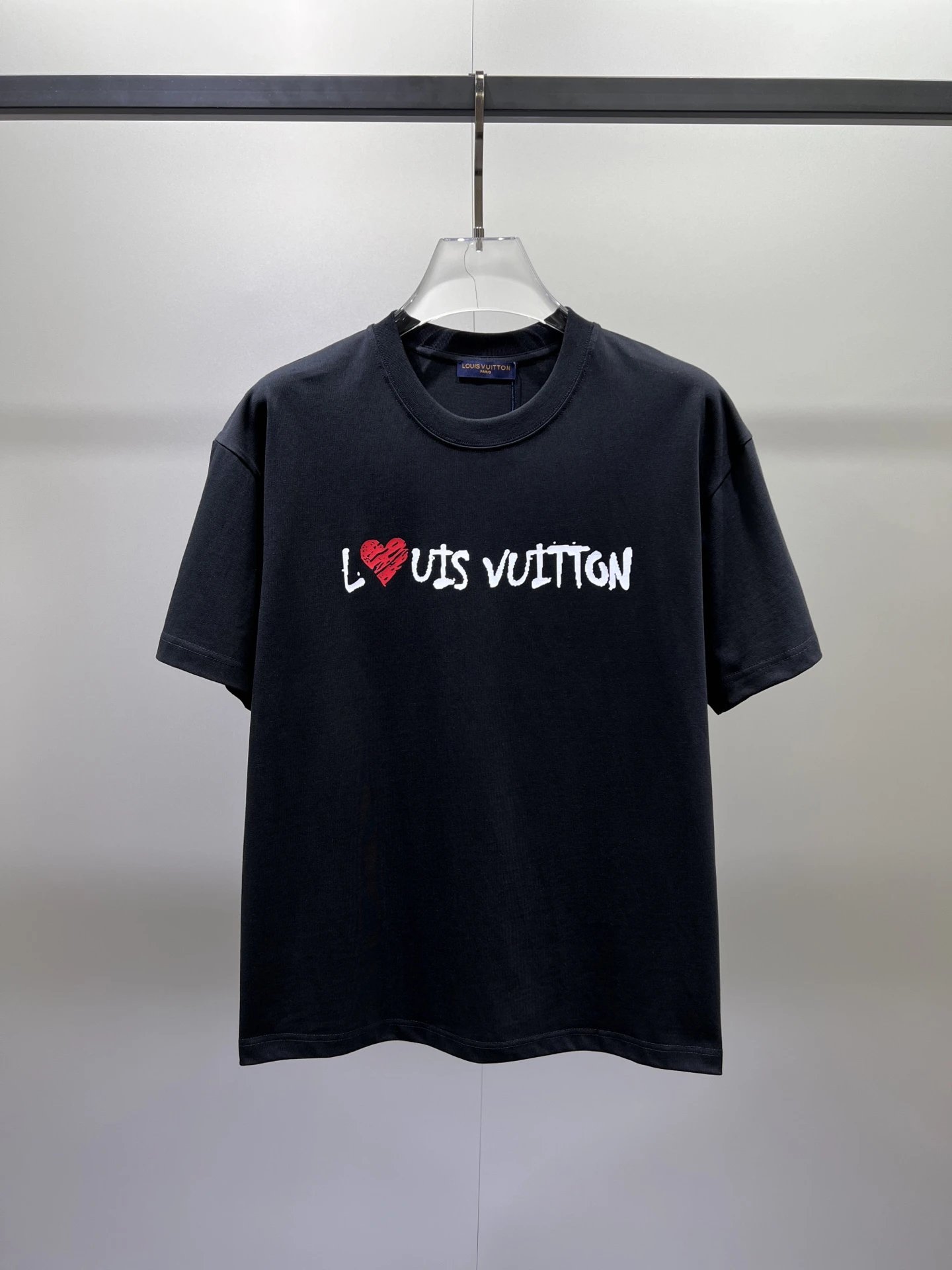 Louis Vuitton Bold Logo Black T-Shirt - 14