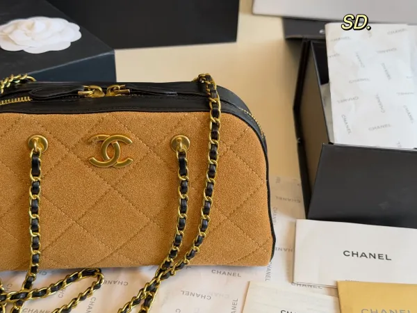Chanel Mini Coco Handle Pink Quilted Caviar Leather Chain Bag Shoulder Bags - 11