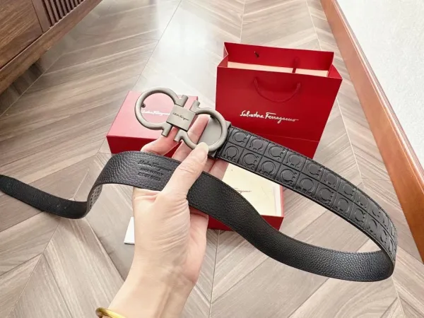 Louis Vuitton Damier Graphite Automatic Buckle Belt Black - 28