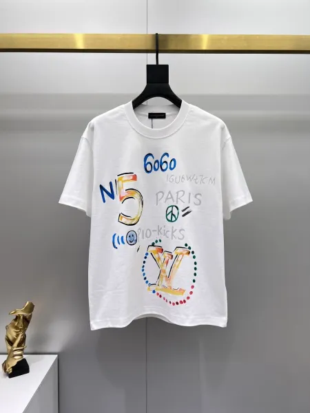 Louis Vuitton Monogram Icons T-Shirt Black - 40