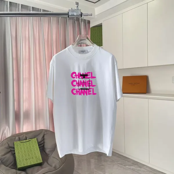 Chanel Logo Graphic T-Shirt Mint Green T-Shirt - 16