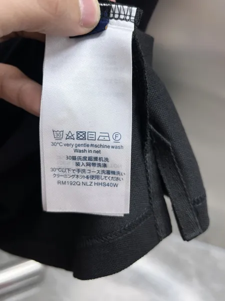 Louis Vuitton Marque L.VUITTON Déposé Polo Black Polo Shirt - 23