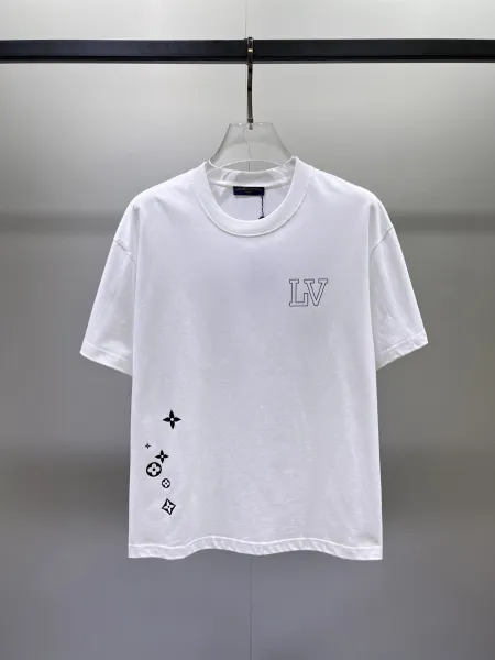 Louis Vuitton LV Monogram Motif T-Shirt White T-Shirt - 1