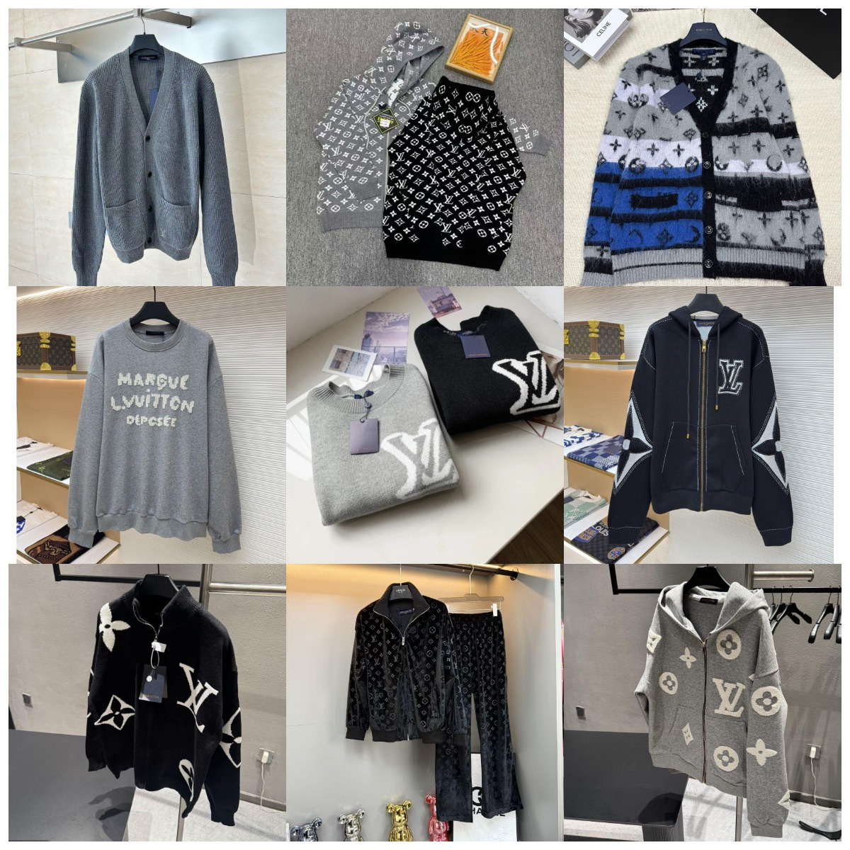 Louis Vuitton Monogram Hoodies & Sweaters [40 styles]