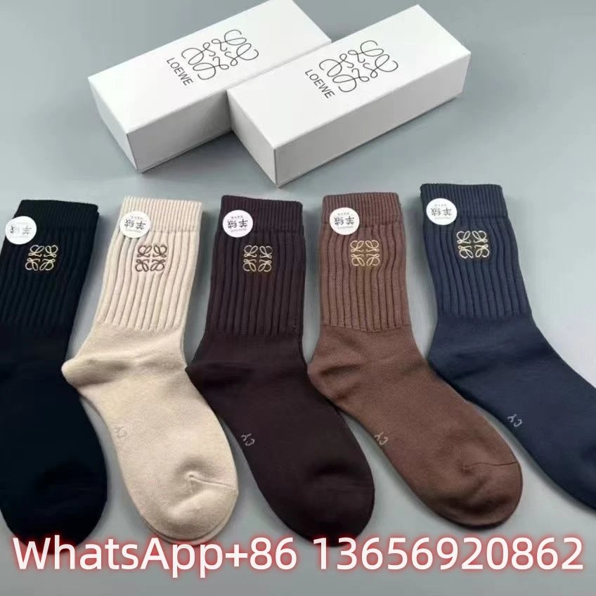 Burberry Socks Logo Crew — LL 1(5 Double-1 box)