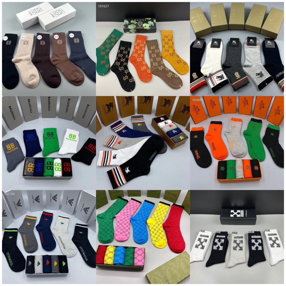 Burberry Socks Logo Crew image 2