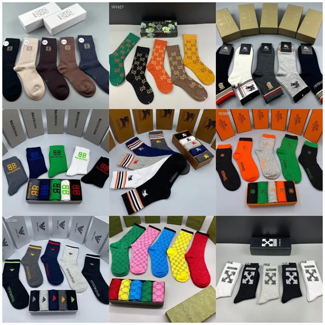 Burberry Socks Logo Crew product detail image 12