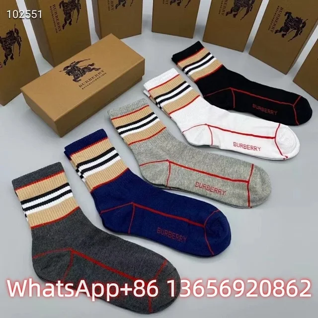 Burberry Socks Logo Crew product detail image 5