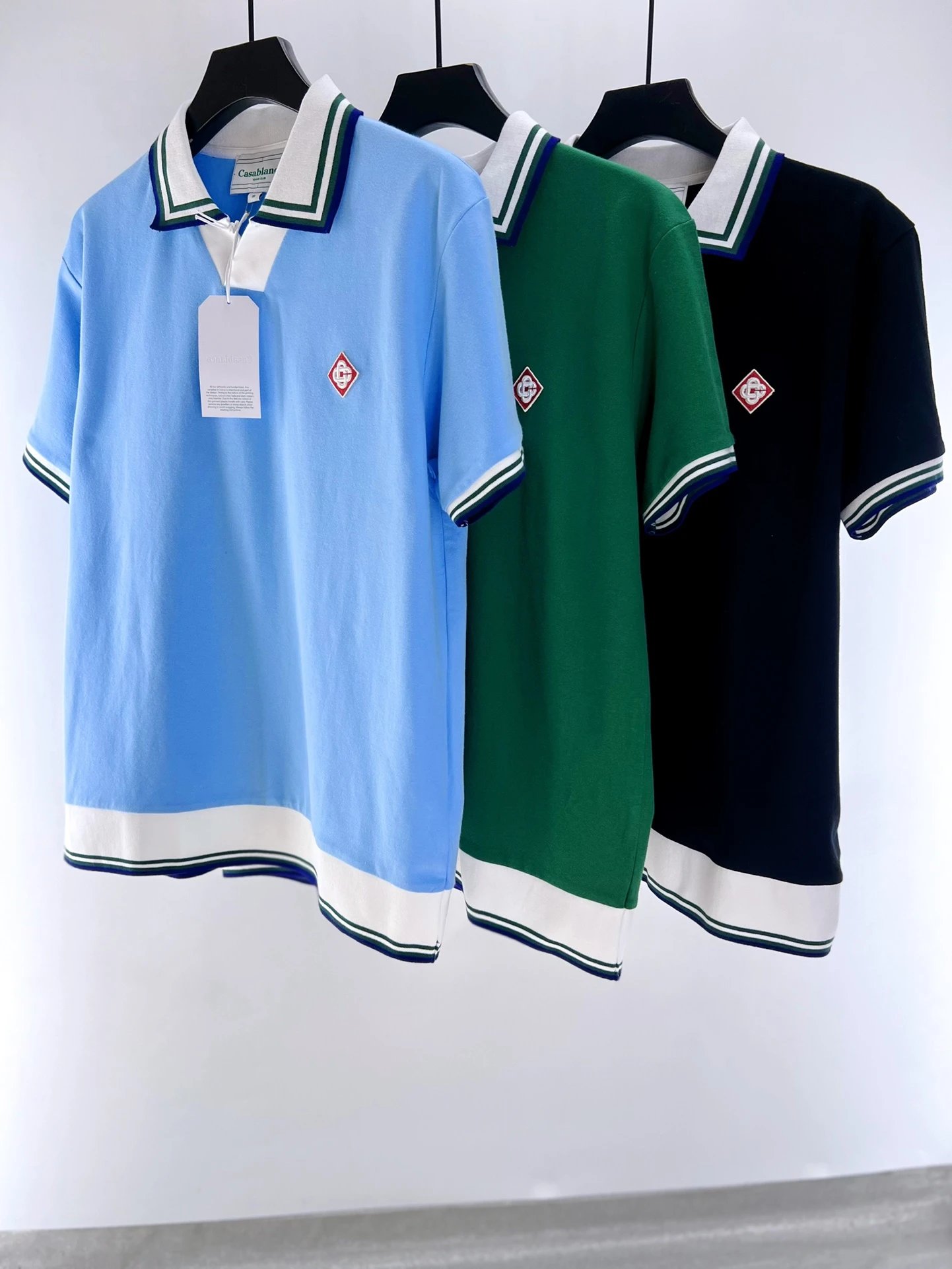 P350 刺绣polo衬衫短袖