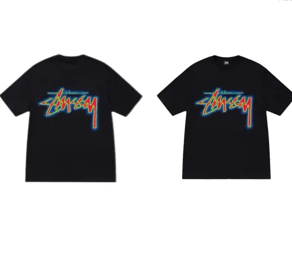 Stussy Peace Sign Graphic T-Shirt Black - 12
