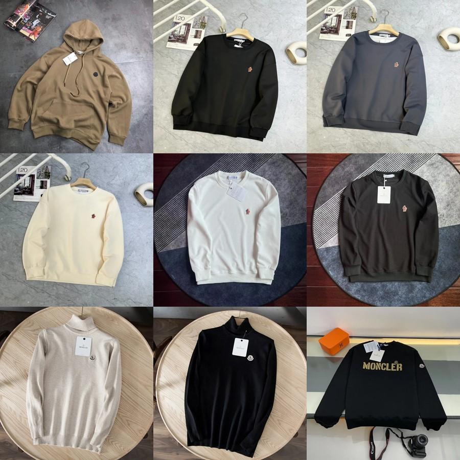 Moncler Black Long Sleeve Sweatshirt