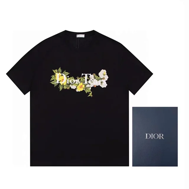Dior T-Shirts Logo Print product detail image 14