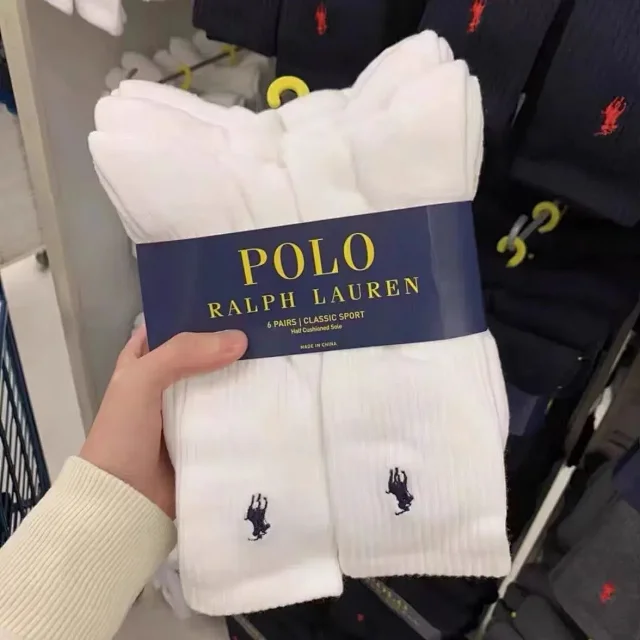 Polo Ralph Lauren Socks Ribbed with embroidered pony logo product detail image 13