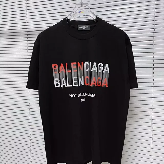 Balenciaga T-Shirts Short-Sleeve Crew-Neck Graphic product detail image 14