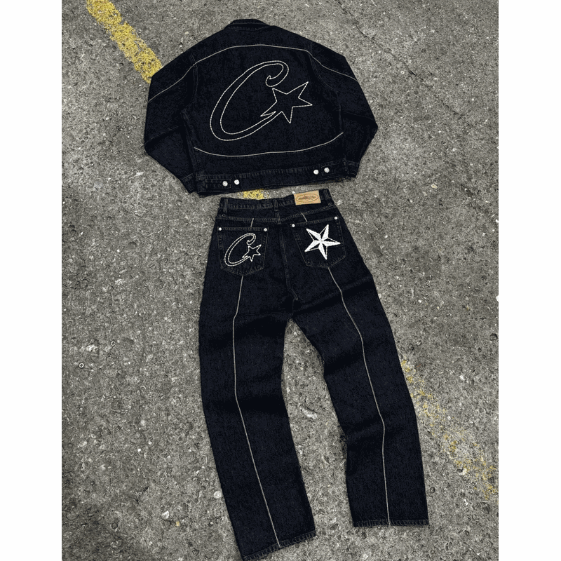 C Star Denim Jacket & Pants Set [39 styles]