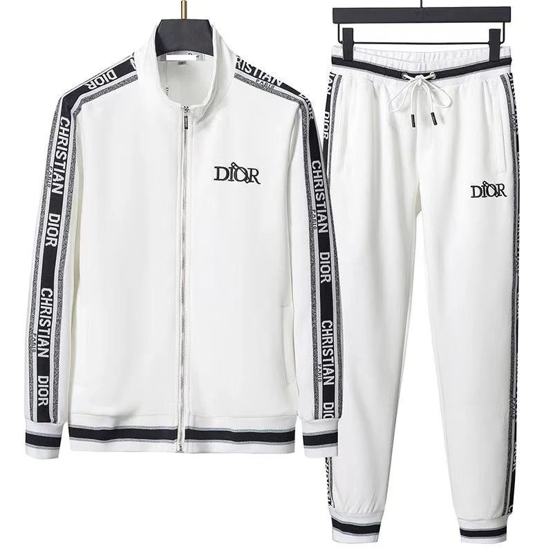 Dior Oblique Monogram Tracksuit Set Beige Multicolor - 12