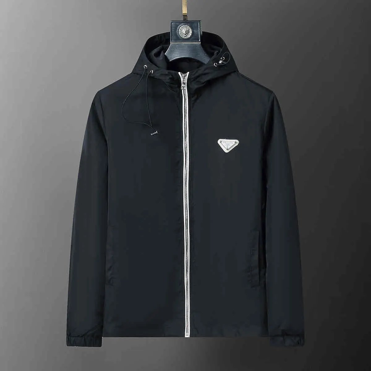 Prada Jackets Hooded zip-up windbreaker jacket — 2