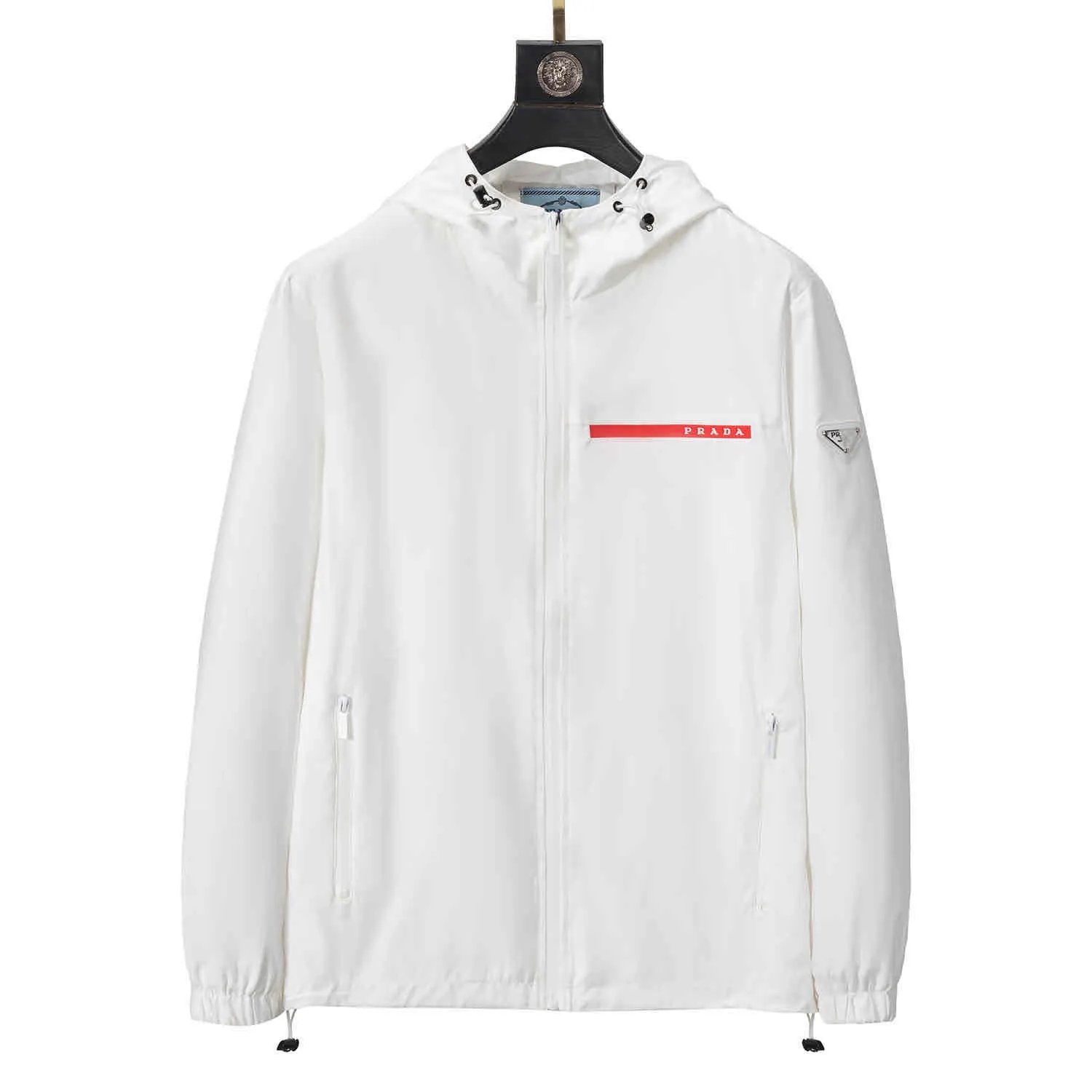 Prada Jackets Hooded zip-up windbreaker jacket image 3