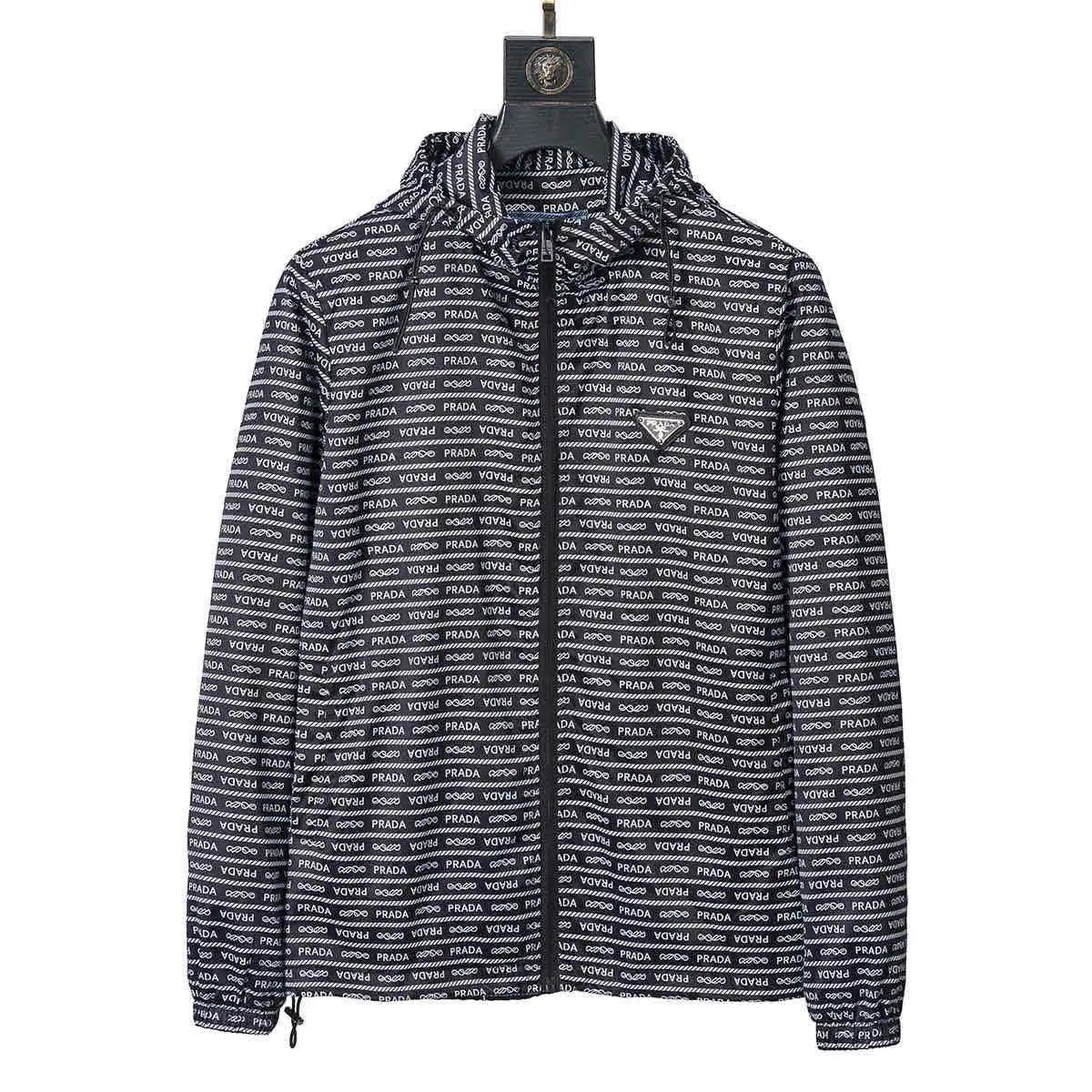 Prada Jackets Hooded zip-up windbreaker jacket image 6