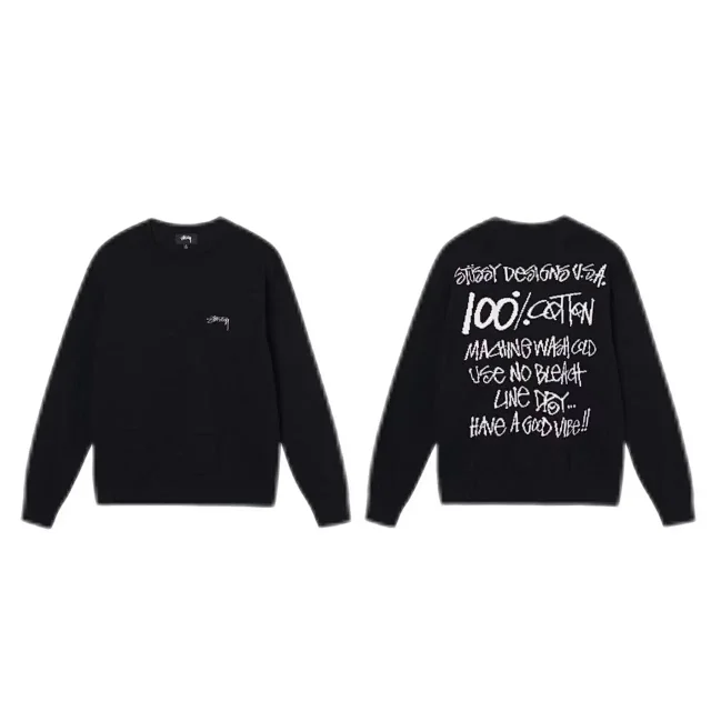 Stüssy Hoodies & Sweatshirts Crewneck logo-print sweatshirt product detail image 10