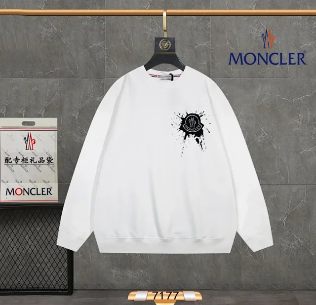 Moncler Hoodies & Sweatshirts Crewneck logo sweatshirt product detail image 12
