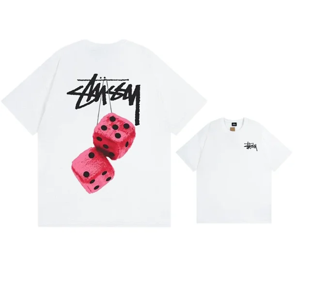 Stüssy T-Shirts 6028 Playing Cards Graphic product detail image 13