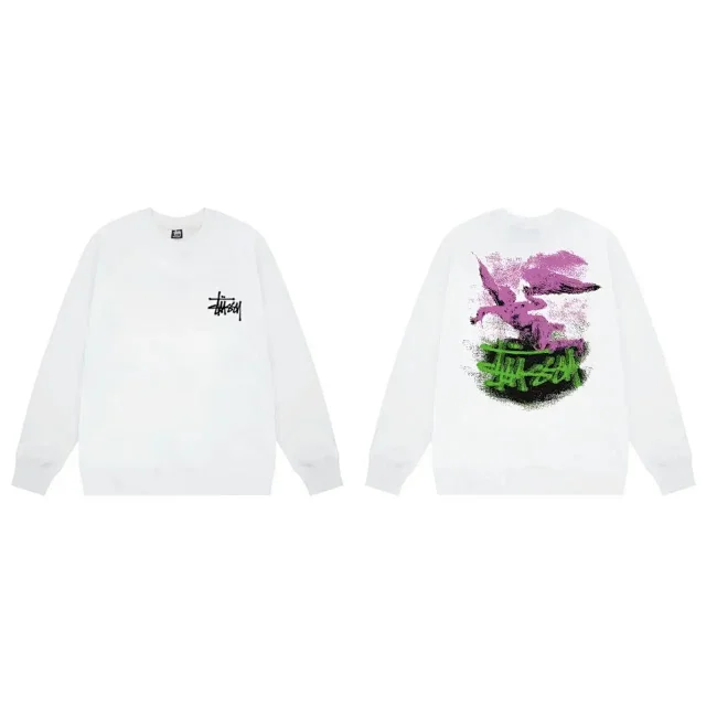 Stüssy Hoodies & Sweatshirts Crewneck floral graphic sweatshirt product detail image 13