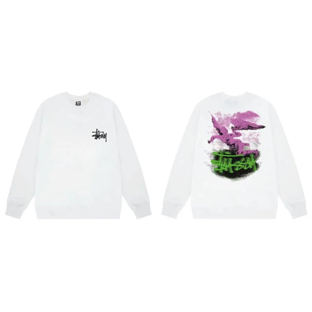 Stussy Skate Graphic Crewneck Black Hoodie product detail 15 in Litbuy spreadsheet finds