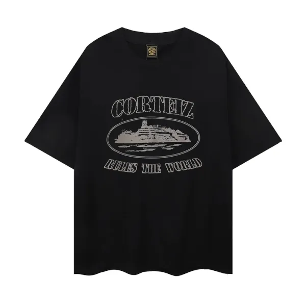 Corteiz Rules The World Graphic T-Shirt White - 15
