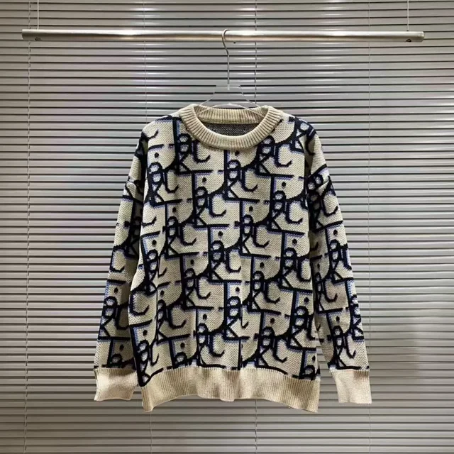 Dior Knitwear Crewneck Oblique Monogram Sweater product detail image 6