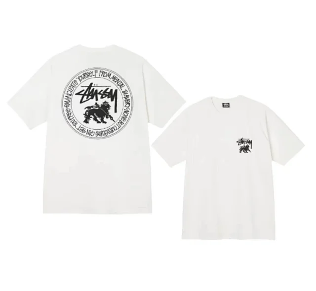 Stüssy T-Shirts Graphic Print Crew Neck T-Shirt product detail image 10