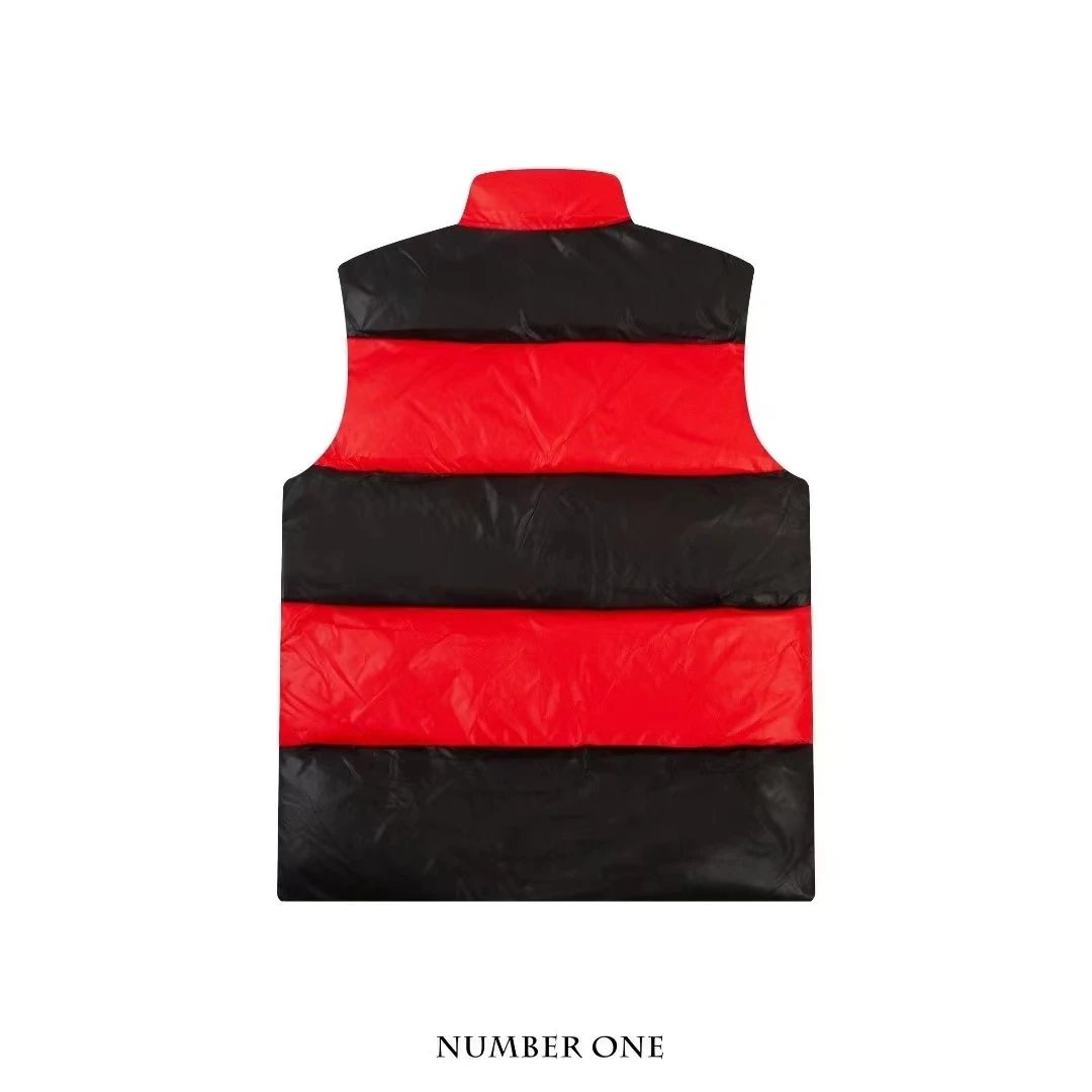 Moncler Maya Down Jacket White with Red-Blue Stripe - 14