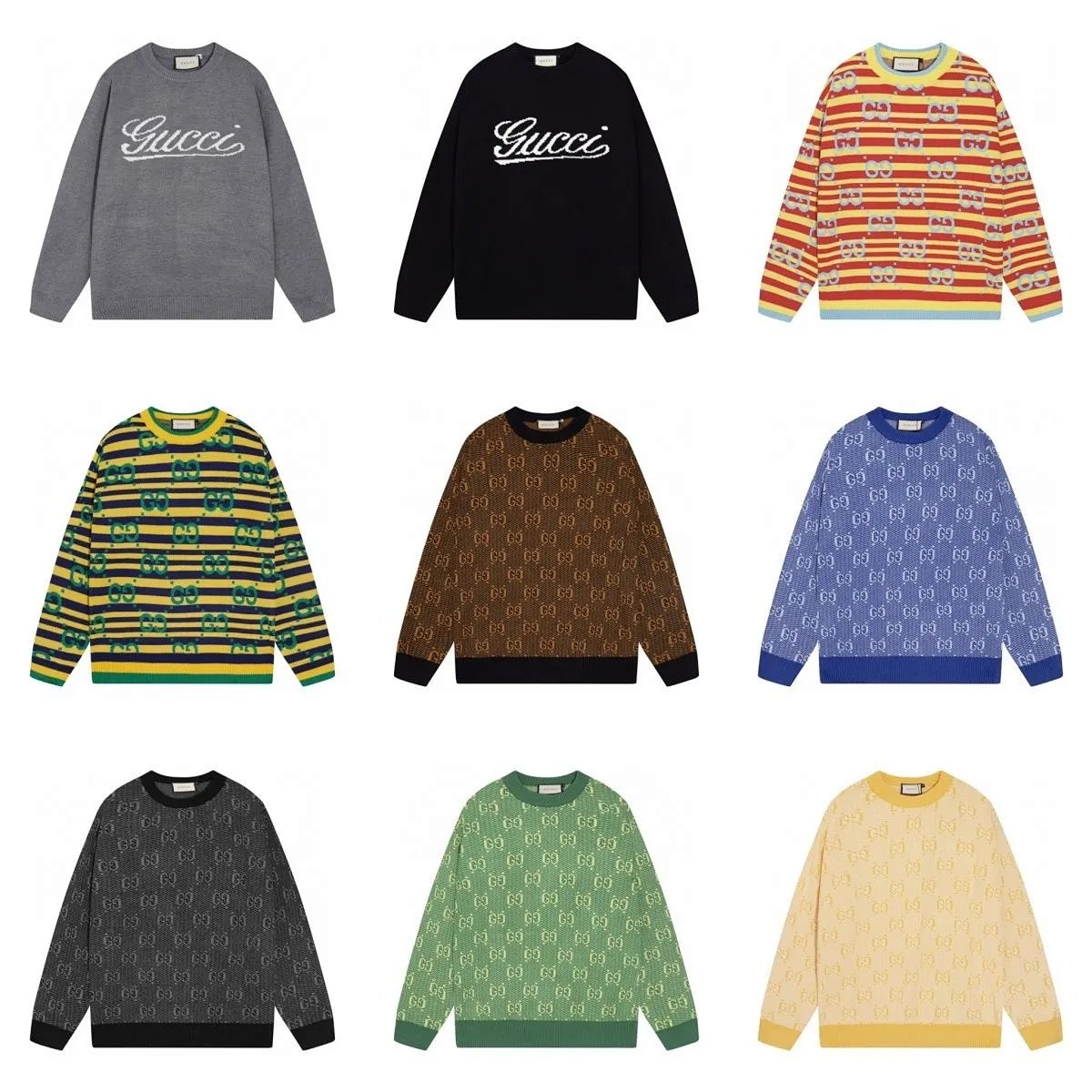 Gucci GG Monogram Knit Sweater Green product detail 2 in Litbuy spreadsheet finds