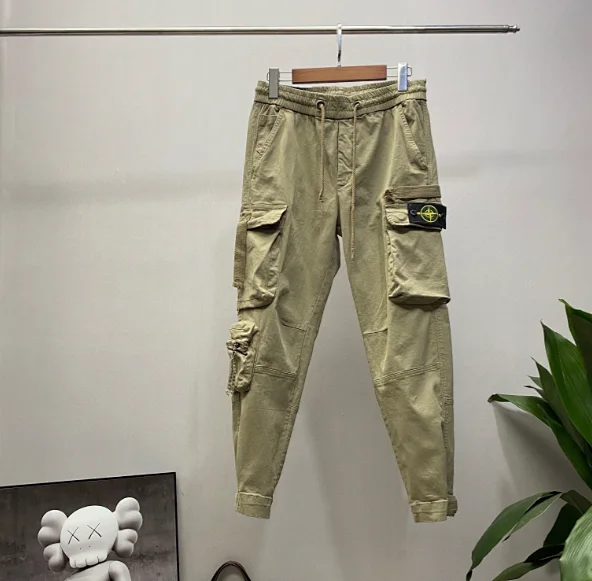 Stone Island Trousers Cargo jogger with elastic cuffs product detail image 12