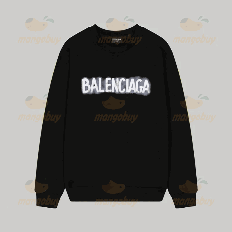 Balenciaga Black Crewneck Sweatshirt