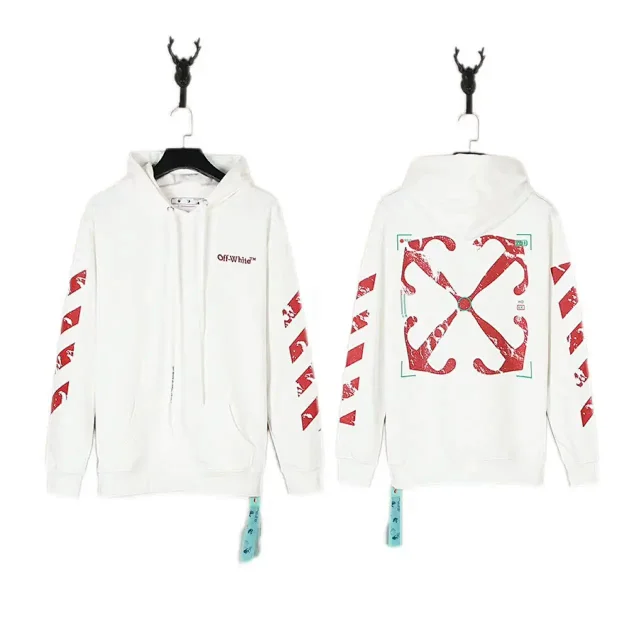 Off-White Hoodies & Sweatshirts Hooded Sweatshirt with Arrow Graphics product detail image 11