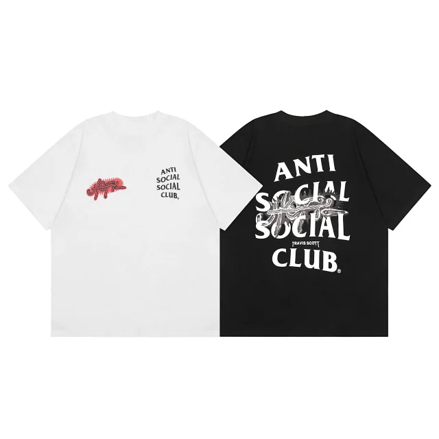 Anti Social Club T-Shirts Logo Graphic Print product detail image 11