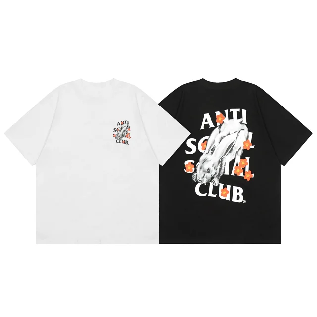 Anti Social Club T-Shirts Logo Graphic Print product detail image 13