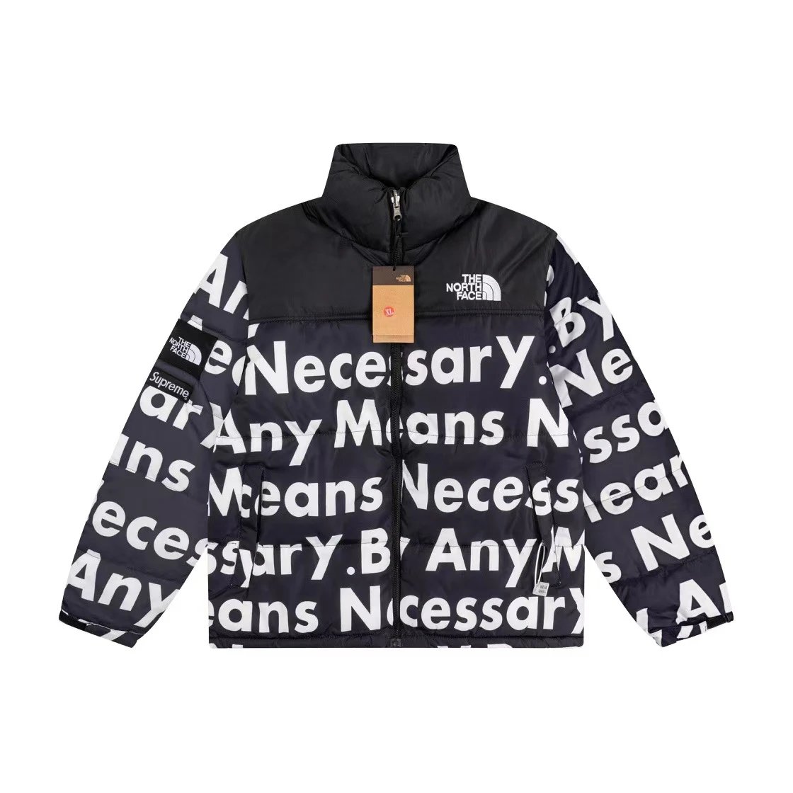 Supreme x The North Face Any Means Necessary Down Jacket Black