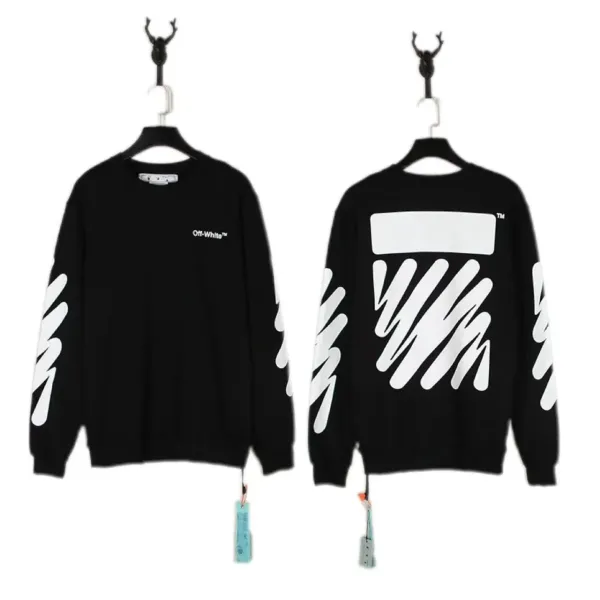 Off-White Painted Arrow Multicolor Hoodie - 13