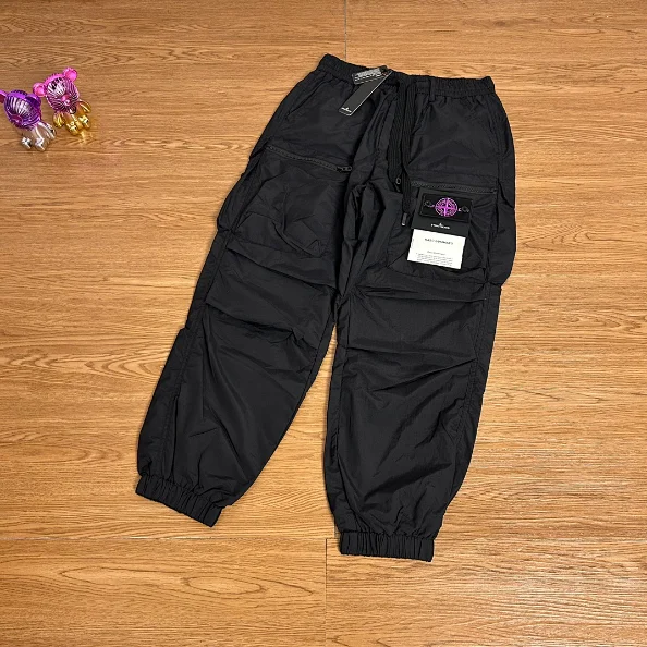 Stone Island Trousers Cargo jogger with elastic cuffs product detail image 16